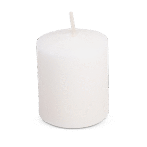 15 Hour Votive Candles  White, Wax