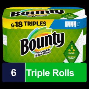 Bounty Select-A-Size Paper Towels White, 6 Mega Rolls