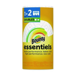 Bounty Essentials Paper Towels White, 1 Double Roll