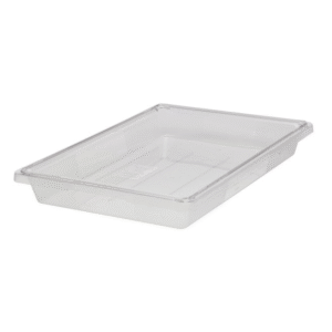 Food Storage Tote Box Clear, 5 Gallon, 26" x 18" x 3.5"