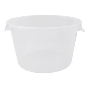 Round Storage Container Clear, 12 Quart / 11.4 Liter