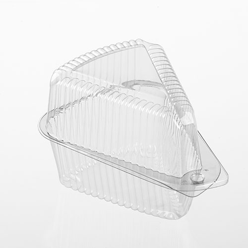 Pie Slice Extra Deep Container Clear 4.95" x 6.68" x 4.38" PET