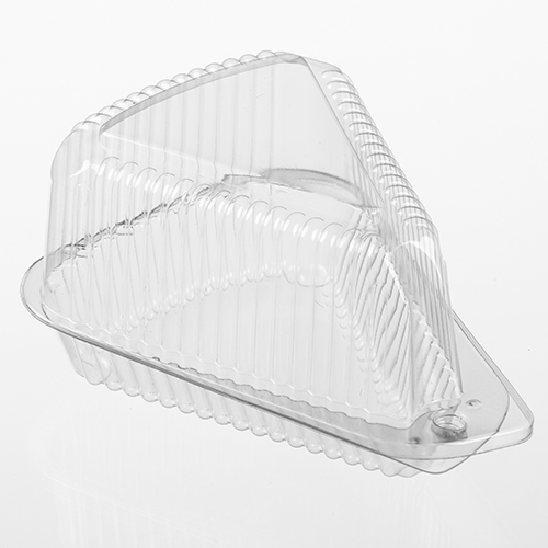 Pie Slice Medium Container Clear 4.93" x 6.66" x 3.36" OPS