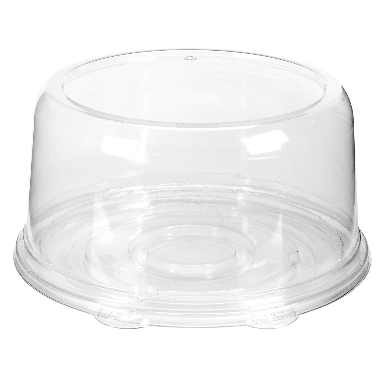 Cake Container Combo w/ Dome Lid 10" x 5" Clear