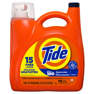 HE Liquid Laundry Detergent 132 oz, Original Scent