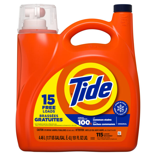 HE Liquid Laundry Detergent 132 oz, Original Scent
