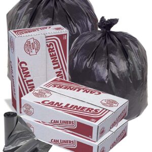 Can Liners HDPE 40" x 48", Black 16 Mic