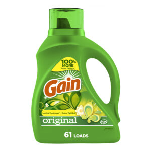 Gain Liquid Laundry Detergent 88 oz, Original Scent, 61 Loads