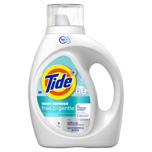 Tide Hypo Liquid Laundry Detergent 55 fl oz, Odor Refresh, 39 ct