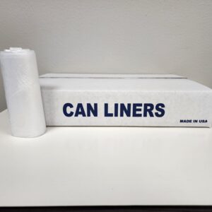 Clear 4mil Can Liner 24" X 26", Flat Pack