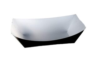 3lb Black Food Tray