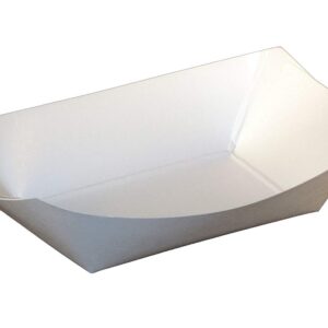 1/2lb White Food Tray