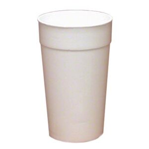 44CC32 Foam Cup 44 oz   White Pedestal