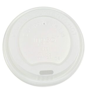 CPLA Hot Cup Lid 8 oz Compostable