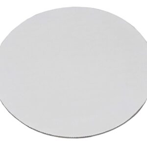 6" Single Wall Cake & Pizza Circle Bright White, Laminated