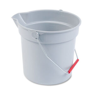Round Bucket Gray 14 Quart / 13.2 Liter