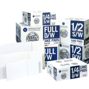 Double Wall 1/2 White Cake Pad