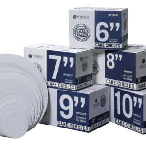 10" White Cake Circle C-Flute