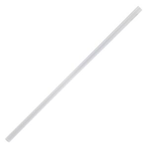 7.75" Jumbo Straw Clear Unwrapped
