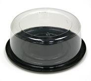 9" Black Cake Base w/4-3/8" Dome Fit's 8" Cake
