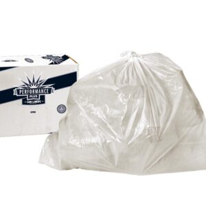 7-10 gal Perf Trash Bags 20 ml, 24 x 24 Clear