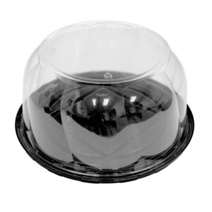 11.25" Black Base with 5.5" Dome fits 9" Cake