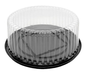 12" Black Cake Base w/5"dome