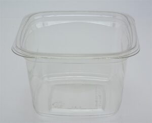 16oz Clear Square Container APET TimeSquare 4.5x4.5x3