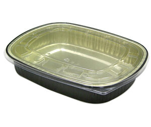 Single Serve Black/Gold w/Dome Classic Carry-Out