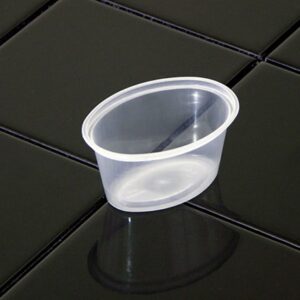 2oz Black Ellipso Portion Cup Base Only