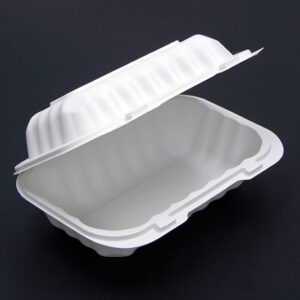 9x6x3 1-Comp Hinged Lid Container MFPP Mineral Filled Polypropylene