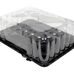 1/4 Sheet Cake Black Base 4.25 RoseDome