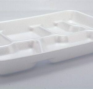 6-Compartment Tray White