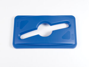 Slim Jim Mixed Recycling Lid Blue, Single Stream