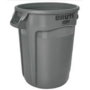 Brute Vented Container Gray 32 Gallon / 121.1 Liter