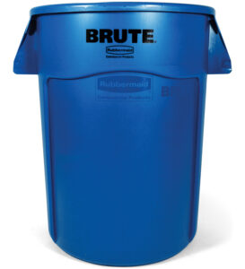 Brute Vented Container Blue 44 Gallon / 166.6 Liter