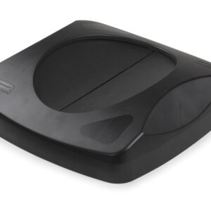 Untouchable Container Swing Lid Black, 23 Gallon / 87 Liter Square
