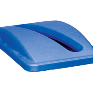 Slim Jim Paper Recycling Lid Blue
