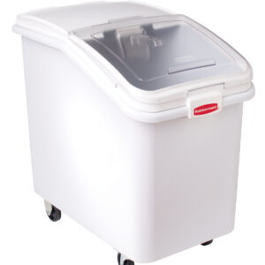 ProSave Ingredient Bin White, 600 Cup, w/ 32 oz. Scoop