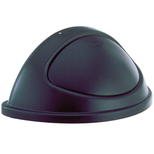 Untouchable Half Round Swing Lid Black, 21 Gallon / 79.5 Liter