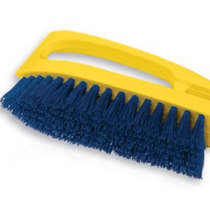 Iron Handle Scrub Brush Cobalt 6" Polypropylene Fill