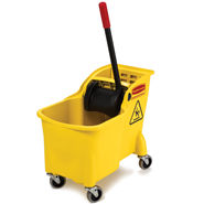 Tandem Bucket & Wringer Combo Yellow 31 Quart / 29.3 Liter