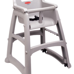 Sturdy Chair High Chair w/ Wheels Platinum