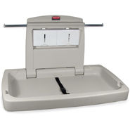 Horizontal Baby Changing Station Light Platinum 21.5" X 33.2" X 4"