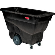 Structural Foam 450 lb. Tilt Truck Black, .5 Cubic Yard, Utility Duty