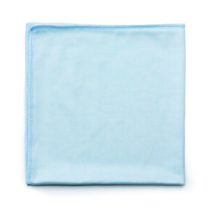 HYGEN Microfiber Glass Cloth Blue, 16" X 16", Executive Series