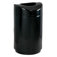 Eclipse Open Top Waste Container Black, 29 Gallon / 109.8 Liter