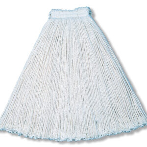 Value Pro Cotton Wet Mop White, 24 oz., 1" Headband