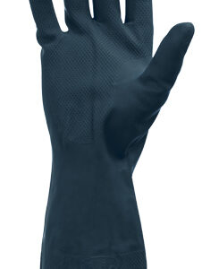 ProWorks Neoprene Latex Gloves Large Black , 28 mil