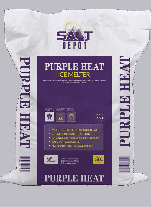 Purple Heat Ice Melter 50 LB Bag